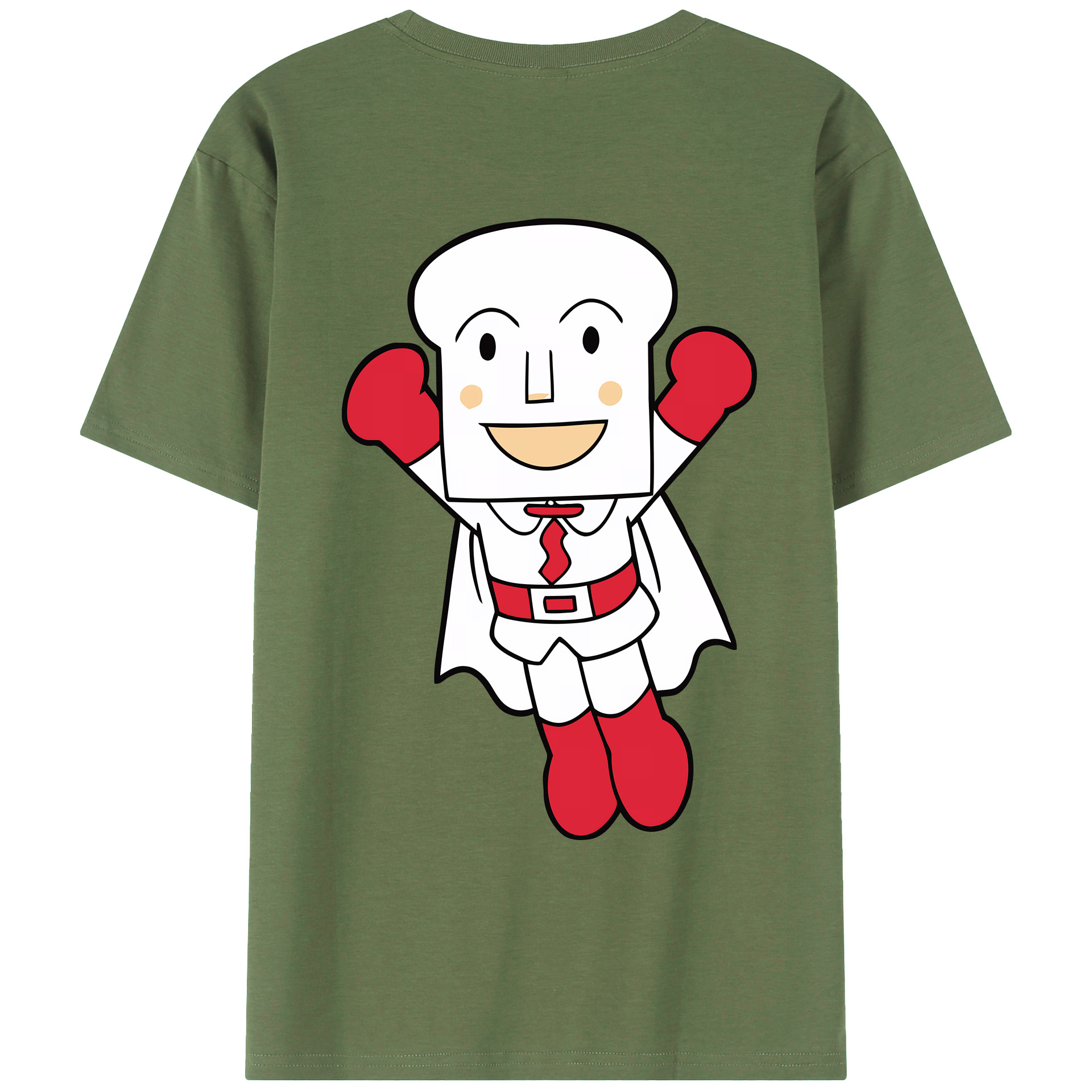 （画像用） アンパンマン Anpanman 綿100％ メンズ半袖Tシャツ（バックプリント） 通気性